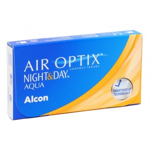 Контактные линзы AIR OPTIX NIGHT&DAY AQUA (3 шт)