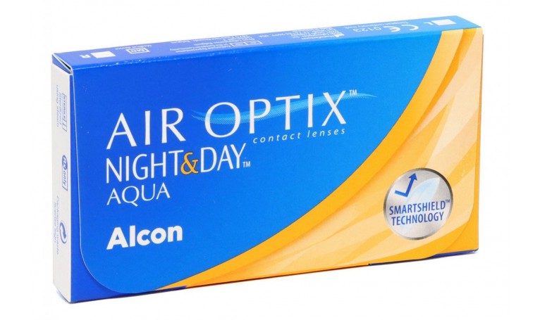 Контактные линзы AIR OPTIX NIGHT&DAY AQUA (3 шт)