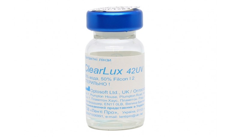 Контактные линзы CLEARLUX 42 UV (1 шт)