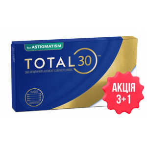 Контактные линзы TOTAL 30 FOR ASTIGMATISM (4 шт)