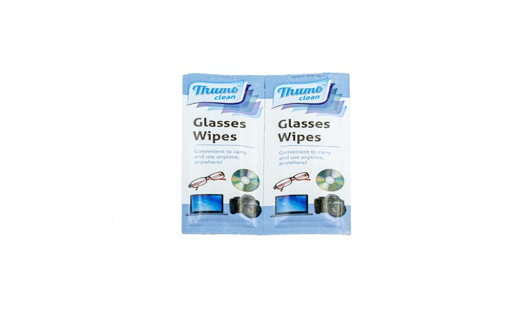 Салфетка увлажненная для очков Glasses Wipes (Цена за штуку)
