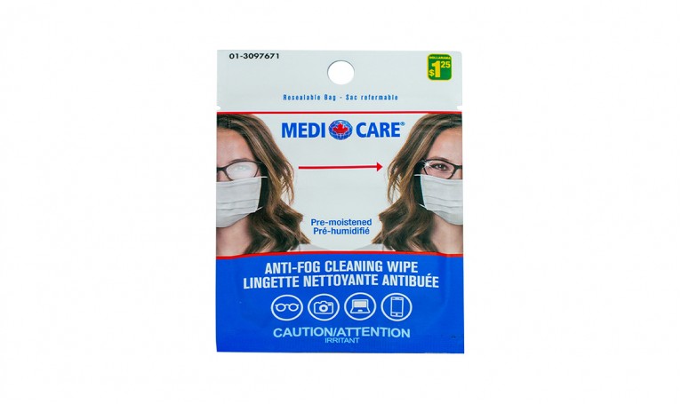 Салфетка Medicare антитуман (antifog) в упаковке