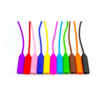 Шнурок для очков силиконовый с зажимом 2507 NEW