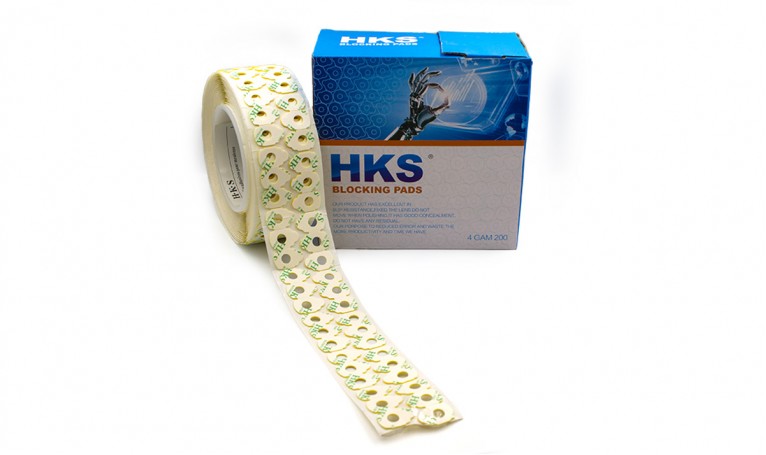 Липеды HKS blocking pads желтые Ø14*21 - 100 шт