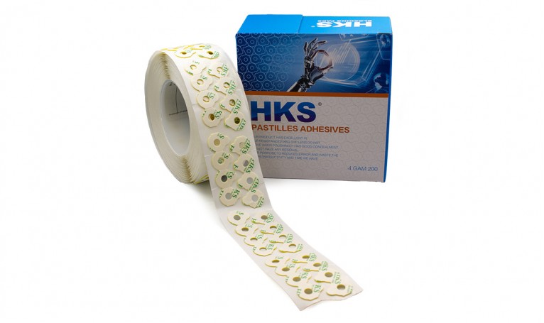 Липеды HKS blocking pads желтые Ø18*23 - 100 шт
