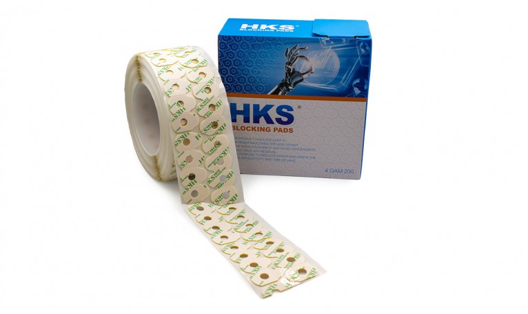 Липеды HKS blocking pads желтые Ø18*29 - 100 шт