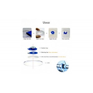 Липеды BLOCKING PADS DHOPTICAL синие Ø18,5*29 - 100 шт