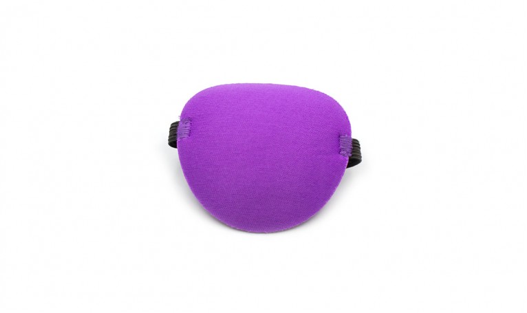 Повязка на глаз №1 Китай (фиолетовая с резинкой)