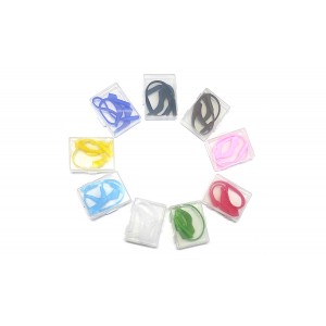 Стоппер силиконовый с резинкой в коробке (желтый)