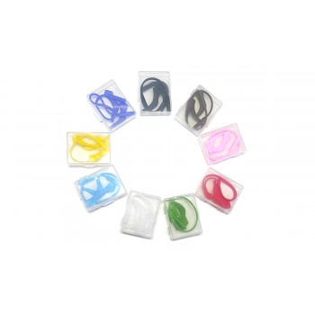 Стоппер силиконовый с резинкой в коробке (желтый)