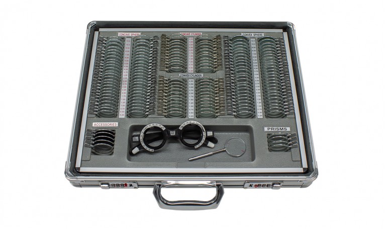 Набор пробных линз для офтальмологии JSC-158-A (158 шт. линз)