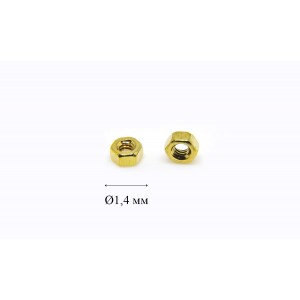Гайка на безоправную оправу (желтая)