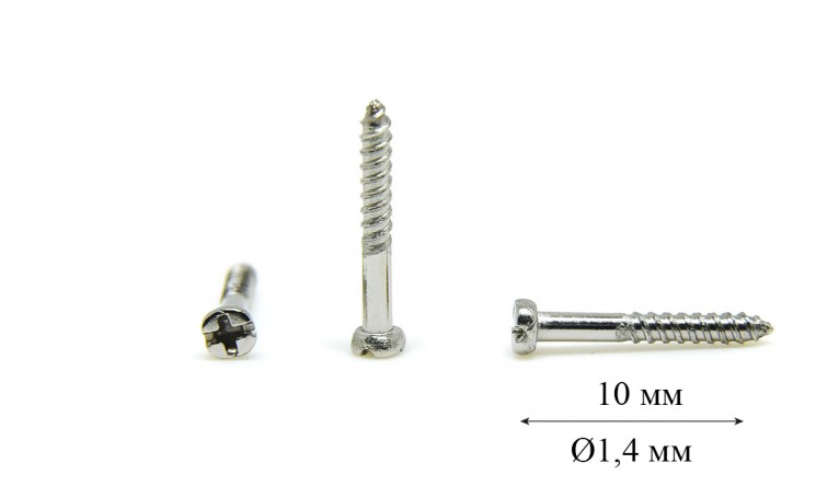 Винт саморез Ø1,4 мм длина 10,0 мм (Оптика)