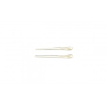 Наконечник 6,5 см прозрачный NEW (упаковка 1 пара)