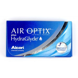 Линза контактная мягкая Air Optix plus HydraGlyde; (3 шт.)