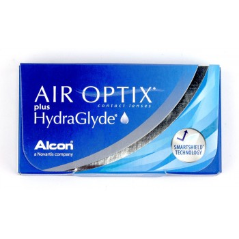 Линза контактная мягкая Air Optix plus HydraGlyde; (3 шт.)