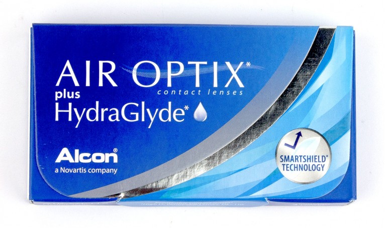Линза контактная мягкая Air Optix plus HydraGlyde; (3 шт.)