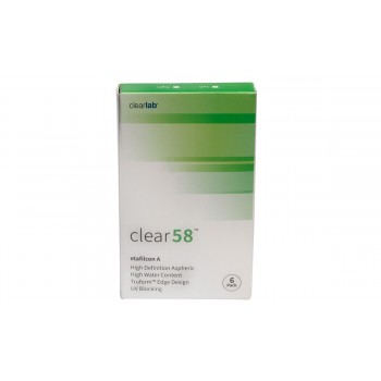 Линза Контактная Clear 58 (6 шт.)