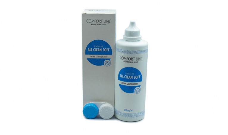 Раствор для контактных линз Comfort Line All Clean Soft 350 ml