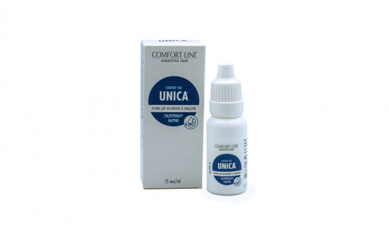 Капли для увлажнения Comfort Line Unica 15 ml