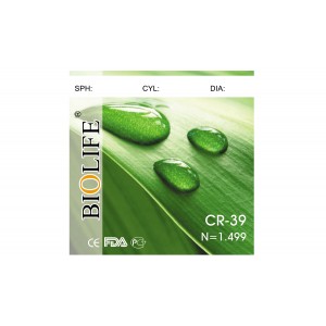 Полимерная астигматическая линза CR-39 Ind. 1,499 Ø70-65 (SPH +0.0 +4.0 -6.0 / CYL ±2.25 ±4.0)