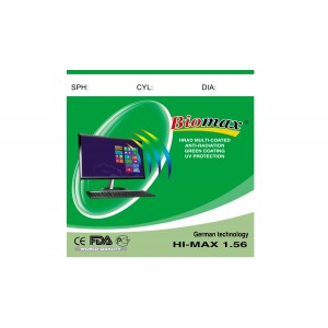 Полимерная астигматическая компьютерная линза HMC+EMI. Ind. 1,56 Ø70 (SPH +7.00 +10.0/ CYL +0.25 +2.0)