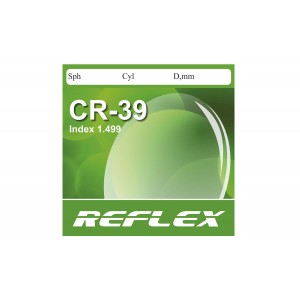 Полимерная астигматическая линза CR-39 Ind. 1,499 Ø70-65 (SPH +4.25 +6.0 / CYL +0.25 +2.0)