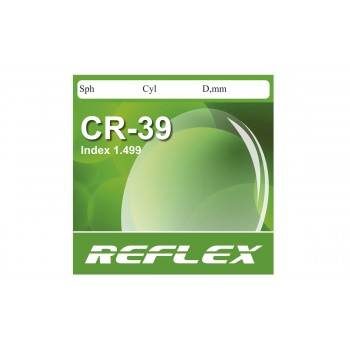 Полимерная астигматическая линза CR-39 Ind. 1,499 Ø70-65 (SPH +4.25 +6.0 / CYL +2.25 +4.0)