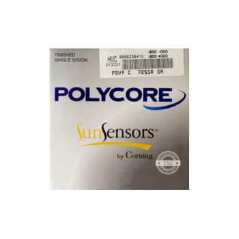 Полимерная фотохромная линза POLYCORE (серая) Ind. 1,56 Ø70-65 (±0.0 / ±6.0)