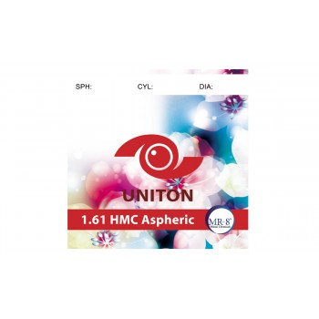 Полимерная асферическая линза UNITON HMC Ind. 1,61 Ø75-65 (+0,0/+6,0) (-0,0/-10,00)