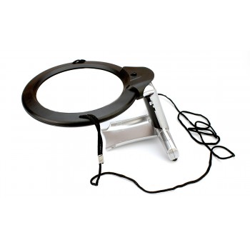 Лупа пластиковая 11B-1 с подсветкой