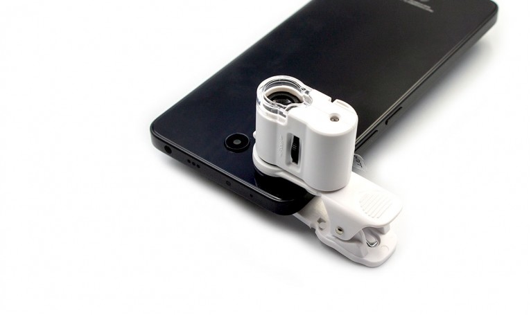 Лупа микроскоп для телефона 9595W1  с подсветкой