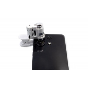 Лупа микроскоп для телефона 9595W1  с подсветкой