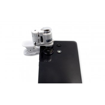 Лупа микроскоп для телефона 9595W1  с подсветкой