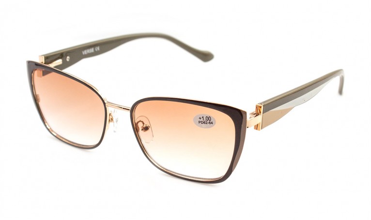 Очки Verse 24035-C2 тонированные в металлической оправе